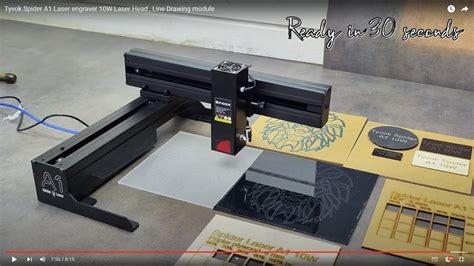 tyvok laser spider engraver